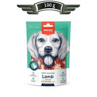 تشویقی سگ ونپی با طعم بره مدل jerky dumbbells وزن 100 گرم