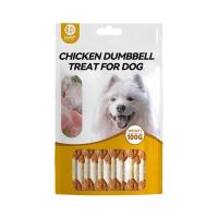 تشویقی سگ برند N4P ان فور پی مدل chicken dumbbell وزن 100 گرمی