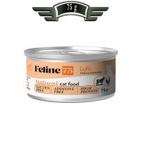 کنسرو نچرال گربه فیلاین طعم مرغ و گوشت گاو 75 گرم