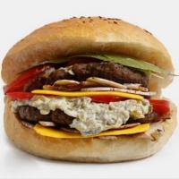 چیز قارچ برگر