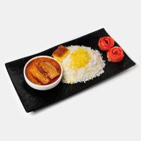 چلو خورشت قیمه بادمجان