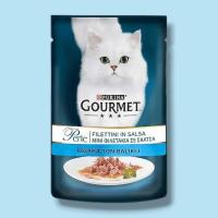 پوچ گربه گورمت طعم ماهی