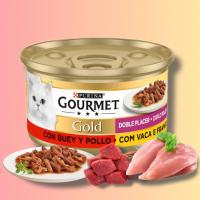 کنسرو گربه گورمت آلمانی چانک مرغ و گوشت
