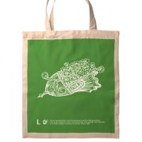 ساک پارچه ای سبز رنگ