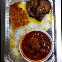 چلو خورشت قیمه بادمجان