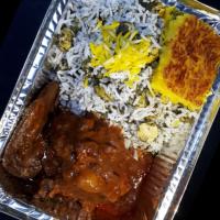 باقالی پلو با گوشت