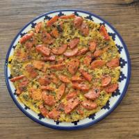 سوسیس تخم مرغ با قارچ