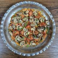 املت قارچ و سوسیس