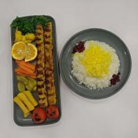 چلو کباب کوبیده مرغ