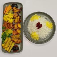 چلو جوجه کباب با استخوان