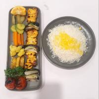 چلو جوجه کباب سینه قفقازی