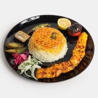 چلو جوجه کباب سینه معمولی