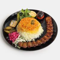 چلو کباب لقمه