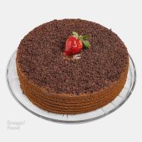 کیک خامه ای شکلاتی