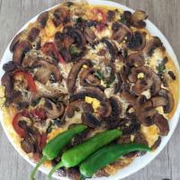 نیمرو با قارچ