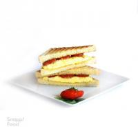 اسکرامبلد با سوسیس (تک نفره)