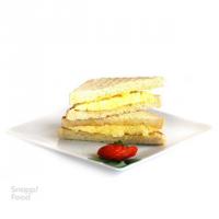 اسکرامبلد با پنیر (تک نفره)