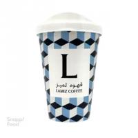 لیوان طرح شکلات شیری لمیز