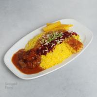 شیرین پلو با گوشت