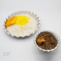 چلو خورشت قورمه اکو