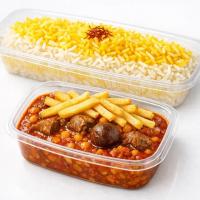 چلو خورشت قیمه سیب زمینی