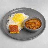 چلو خورشت قیمه بادمجان