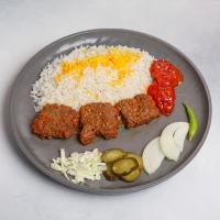 چلو کباب تابه ای