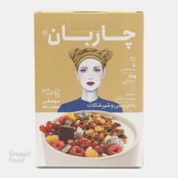 چاربان موسلی بادام زمینی و شیر شکلات