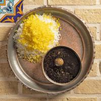 چلو خوشت قورمه سبزی