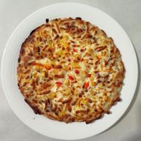 پیتزا گوشت و مرغ آمریکایی