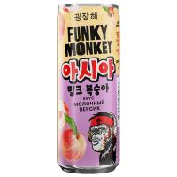نوشیدنی گازدار فانکی مانکی طعم هلو