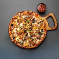 پیتزا مخصوص آمریکایی (یک نفره)