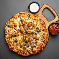 پیتزا چیکن آمریکایی (یک نفره)