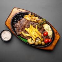 خوراک استیک گوشت