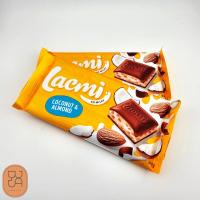 شکلات تختهای روشن Roshen Lacmi لاکمی نارگیل و بادام