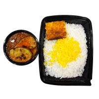 چلو خورشت قیمه بادمجان
