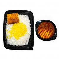 چلو خورشت قیمه سیب زمینی