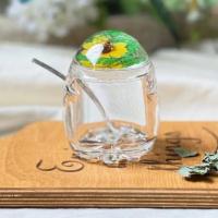 عسل خوری اکرولیک درب گلدار