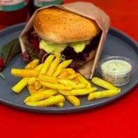 بیکن برگر با سیب زمینی