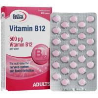 قرص ویتامین B12 یوروویتال 500 میکروگرم Eurho Vital Vitamin B12