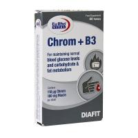 قرص کروم و ویتامین B3 یوروویتال Chrom Plus B3 Eurho Vital