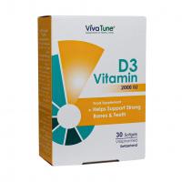 ویتامین D3 2000 واحد ویواتیون Vivatune Vitamin D3 2000 Softgel