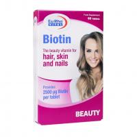 قرص بیوتین 2500 میکروگرم یوروویتال Eurho Vital Biotin 2500 Mcg