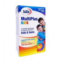 قرص جویدنی مولتیپلاس کیدز یوروویتال Multiplus Kids Chewable