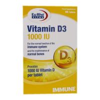ویتامین د3 یوروویتال 1000 واحدی Vitamin D3 Eurho Vital 1000 IU