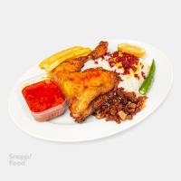 زرشک پلو با ران مرغ مخصوص