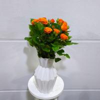 دسته گل رز مینیاتوری نارنجی