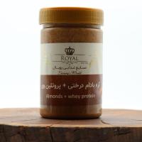 کره بادام درختی و پروتئین وی