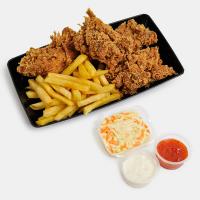 مرغ سوخاری چهار تکه