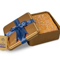 سوهان عسلی طلایی با مغز کنجد